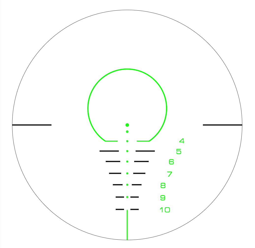 RA 2-7x36FFP Crossbow Scope